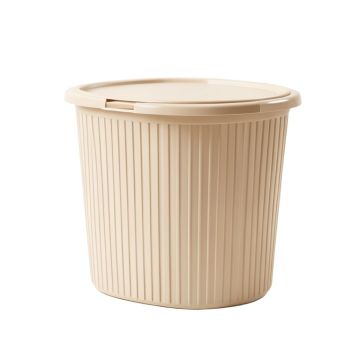 Clay Canyon Laundry Hamper - Beige