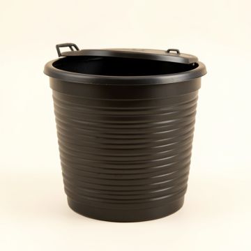 Stone Crest Closed Garden Compost Bin - Black (synthetic illustration; no displayed measurements)