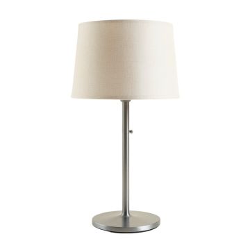 Meadow Branch Table Lamp With A Plain Fabric Shade - Gray