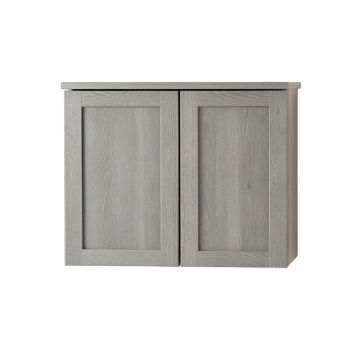 Fern Bend Wall-Mounted Entry Cabinet - Gray