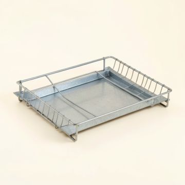 Rowan Dell Empty Under-Desk Cable Tray - Gray (synthetic illustration; no displayed measurements)