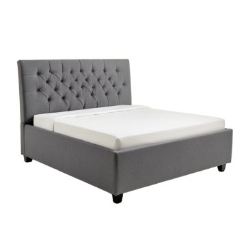 Albee Tufted Upholstered Low Profile Standard Bed