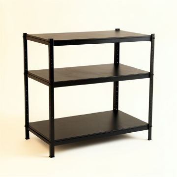Spruce Field Desktop Shelving Unit - Black (synthetic illustration; no displayed measurements)