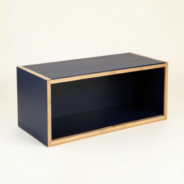 Hazel Bridge Shoe Storage Bench - Navy (synthetic illustration; no displayed measurements)