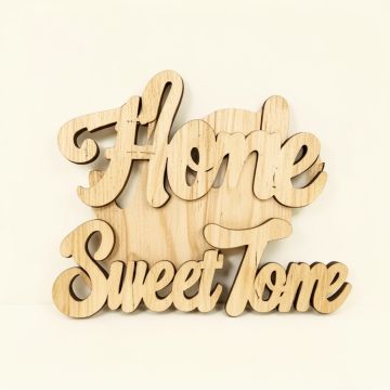 Home Sweet Home Sign (synthetic illustration; no displayed measurements)