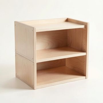 Harbor Bridge Low Toy Storage Unit - Beige (synthetic illustration; no displayed measurements)