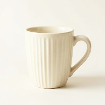 River Bluff Ceramic Mug - Cream (synthetic illustration; no displayed measurements)