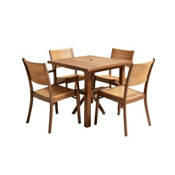 Jivon Round 2 - Person 18.3 '' Long Bistro Set