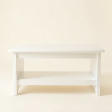 Holly Bluff Indoor Bench - White (synthetic illustration; no displayed measurements)