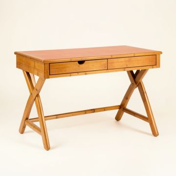 Briar Dale Writing Desk - Terracotta (synthetic illustration; no displayed measurements)