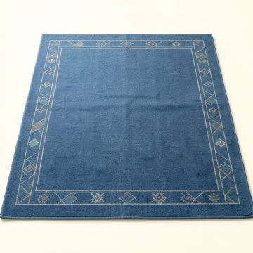 Dawn Bend Rectangular Area Rug - Blue (synthetic illustration; no displayed measurements)