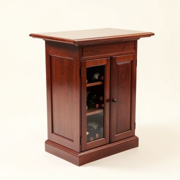 Okeene Bar With Wine Storage (synthetic illustration; no displayed measurements)