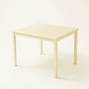Oak Dale Patio Table - Ivory (synthetic illustration; no displayed measurements)