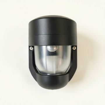 Laxford Black 1 -Bulb Outdoor Bulkhead Light (synthetic illustration; no displayed measurements)