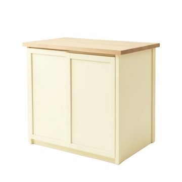 Ridge Bend Freestanding Laundry Folding Counter - Cream