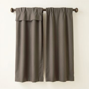 Nature Geometric Room Darkening Rod Pocket Curtain Panels (synthetic illustration; no displayed measurements)