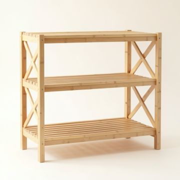 Dune Crest Empty Seed-Starting Shelving Unit Without Lights - Beige (synthetic illustration; no displayed measurements)