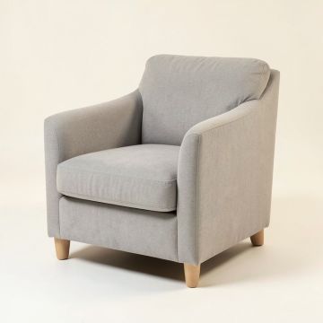 Vivere 25.6 '' Wide Polyester Barrel Chair (synthetic illustration; no displayed measurements)