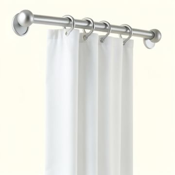Premium Vitalia Resin Shower Curtain Hooks (synthetic illustration; no displayed measurements)