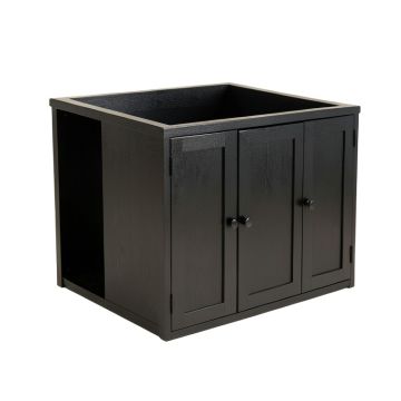 Brook Branch Empty Furniture-Style Litter Enclosure - Black