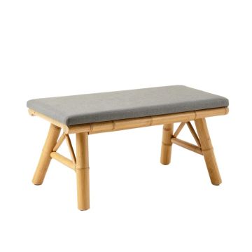 Stone Falls Indoor Bench - Gray
