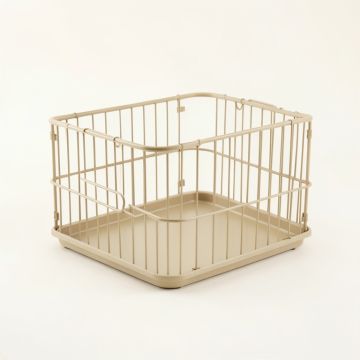 Lake Bluff Empty Furniture-Style Pet Crate - Beige (synthetic illustration; no displayed measurements)