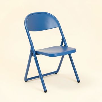 Shore Bridge Folding Outdoor Chair - Blue (synthetic illustration; no displayed measurements)