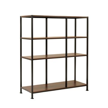 Elkan 70.8 '' X 70.8 '' Steel Etagere Bookcase