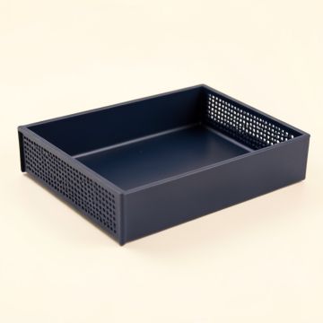 Dawn Bridge Empty Under-Desk Cable Tray - Navy (synthetic illustration; no displayed measurements)