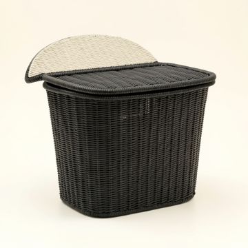 Moss Brook Laundry Hamper - Black (synthetic illustration; no displayed measurements)