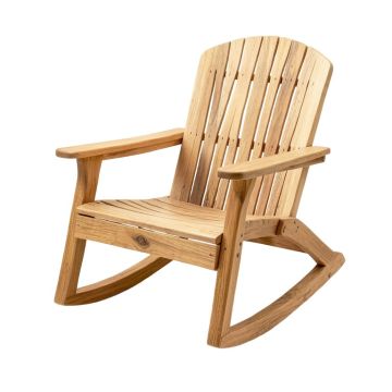 Jarrard Solid Acacia Wood Patio Rocking Chair