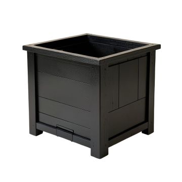 Oak Brook Closed Garden Compost Bin - Black