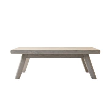Linden Edge Indoor Bench - Gray