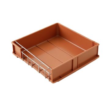 Hill Canyon Empty Under-Desk Cable Tray - Terracotta (synthetic illustration; no displayed measurements)
