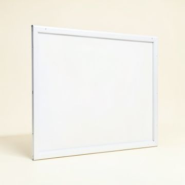 White 120 '' Diagonal Manual Projection Screen (synthetic illustration; no displayed measurements)