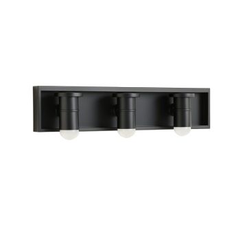 Hailey 3-Light Dimmable Matte Black Vanity Light (synthetic illustration; no displayed measurements)