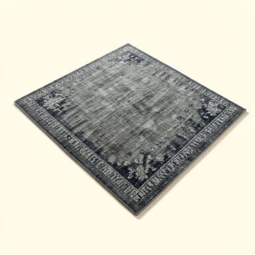 Thornell Hand-Tufted Gray/Navy Area Rug (synthetic illustration; no displayed measurements)