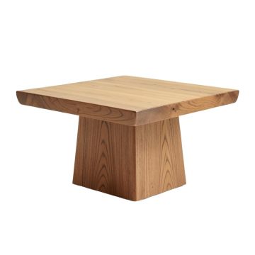Raymundo Solid Wood Pedestal Coffee Table