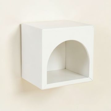 Bay Bridge Wall-Mounted Cat Perch - White (synthetic illustration; no displayed measurements)
