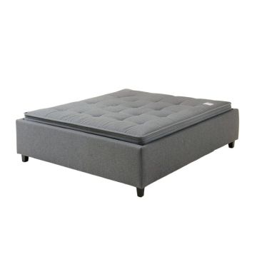 Anneri Tufted Upholstered Low Profile Platform Bed