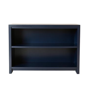 Aspen Bend Low Bookcase - Navy