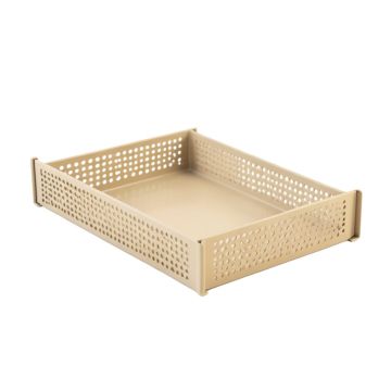 Ridge Bridge Empty Under-Desk Cable Tray - Beige