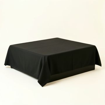 Willow Bridge Flat Bed Sheet - Black (synthetic illustration; no displayed measurements)