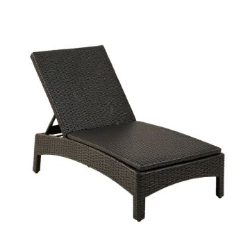 Moss Branch Outdoor Lounge Chair - Black