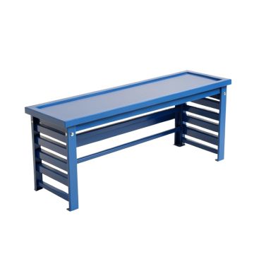 Cedar Branch Narrow Outdoor Storage Bench - Blue