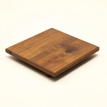 Ez-Floor 12 '' X 12 '' Teak Wood Snap-In Deck Tiles In Oiled (synthetic illustration; no displayed measurements)