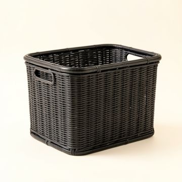 Shore Bluff Laundry Hamper - Black (synthetic illustration; no displayed measurements)