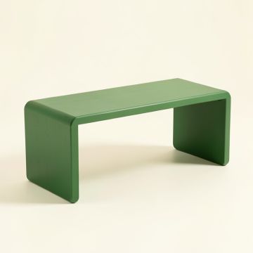 Lake Field Indoor Bench - Green (synthetic illustration; no displayed measurements)