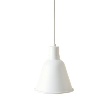 River Bridge Pendant Light Suspended From One Plain Cable - White