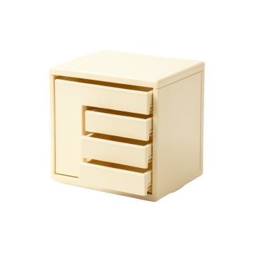 Aspen Brook Small-Parts Storage Drawer Cabinet - Cream